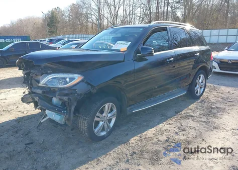 2015 Mercedes-Benz Ml 350 4Matic из США, поврежденный, VIN 4JGDA5HB5FA617345